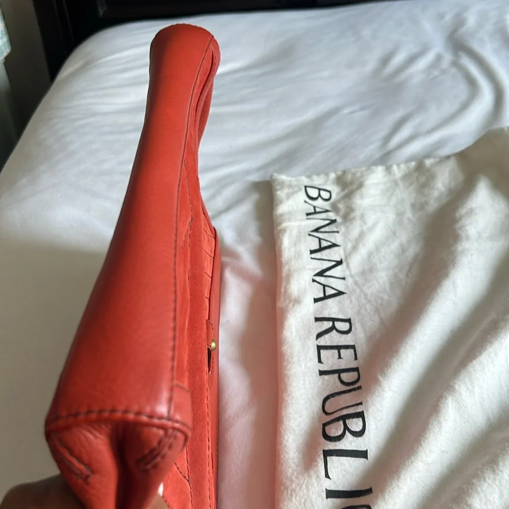 Banana Republic Orange Clutch Bag - Picture 7 of 9